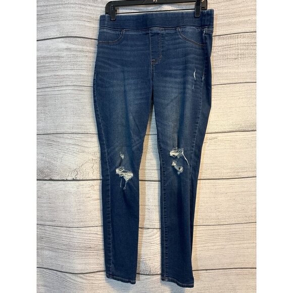 Old Navy Rockstar Distressed Jeggings Size 10 - Picture 1 of 3